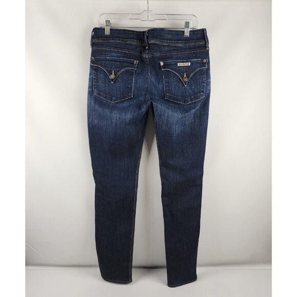 Hudson Jeans Womens 30x32 Blue Collin Flap Pocket Skinny Denim - Picture 7 of 10